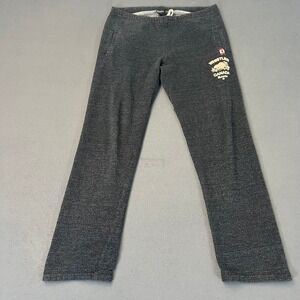 Roots Whistler Canada Sweatpant Joggers Charcoal Grey Relaxed Fit Unisex Size XS